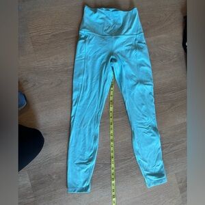 Lululemon Athletica Aqua Leggings